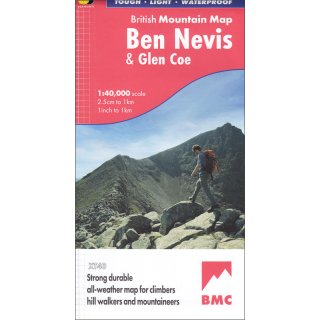 Ben Nevis & Glen Coe 1:40.000