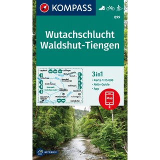 WK 899 Wutachschlucht, Waldshut-Tiengen 1:25.000