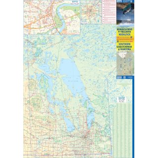 Manitoba & Saskatchewan, Southern 1:900.000