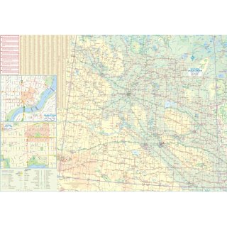 Alberta & Saskatchewan, Southern 1:900.000