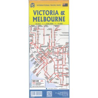 Melbourne & Victoria 1:9.000 / 1:1.5 Mio