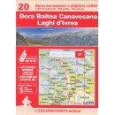 20 Dora Baltea Canavesana - Laghi dIvrea 1:25.000/1:12.500