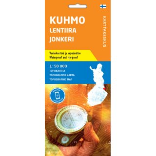 Kuhmo, Lentiira, Jonkeri 1:50.000