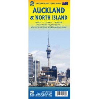 Auckland & North Island 1:12.500/1:650.000