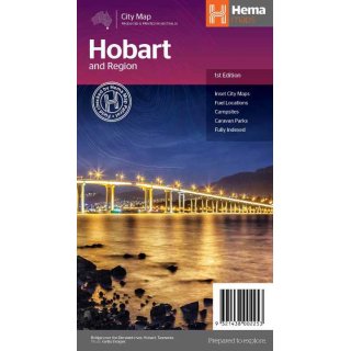 Hobart & Region Map 1:35.000