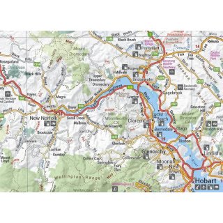 Hobart & Region Map 1:35.000