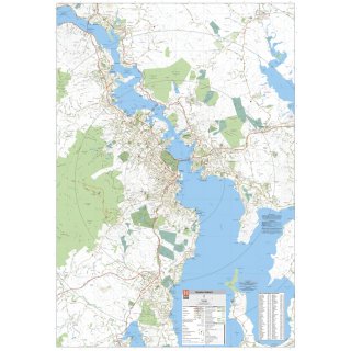 Hobart & Region Map 1:35.000