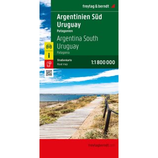 Argentinien Süd, Uruguay 1:1.800.000