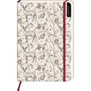 Notizbuch (punktkariert) - Motiv: Waldtiere