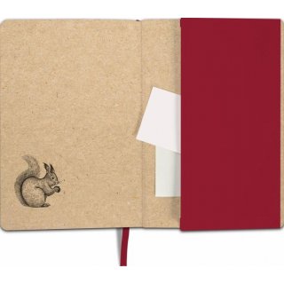 Notizbuch (punktkariert) - Motiv: Waldtiere