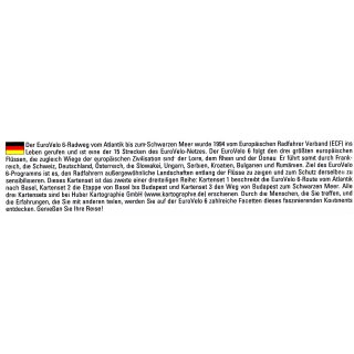 EuroVelo 6 - Basel bis Budapest 1:100.000