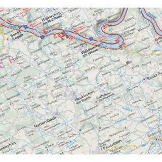 EuroVelo 6 - Basel bis Budapest 1:100.000