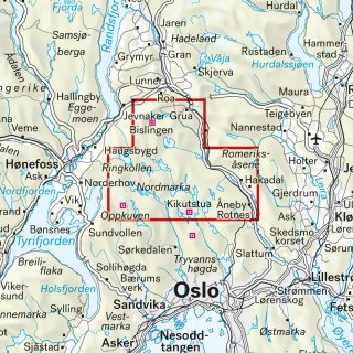 Nordmarka - Norden 1:20 000