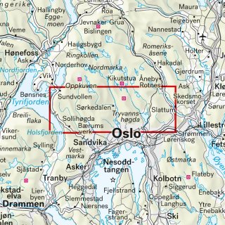 Nordmarka - Sden 1:20.000