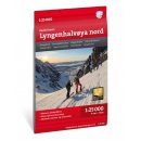 Lyngenhalv&oslash;ya nord 1:25.000