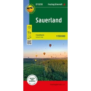 Sauerland, Freizeitkarte 1:130.000