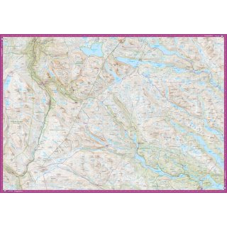 Kungsleden: Kvikkjokk-Jkkvik (Arjeplogsfjllen) 1:100.000