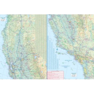 Pacific Crest Trail 1:900.000