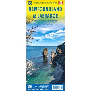 Newfoundland & Labrador 1:800.000 / 1:1.300.000