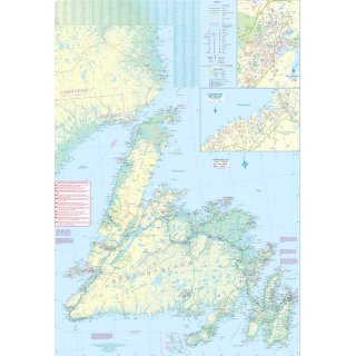 Newfoundland & Labrador 1:800.000 / 1:1.300.000