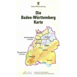Die Baden-Wrttemberg Karte