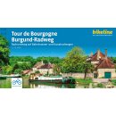Tour de Bourgogne - Burgund-Radweg 1:75.000