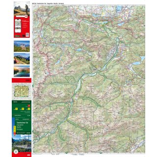 Tannheimer Tal, Zugspitze, Reutte, Fernpass 1:50.000