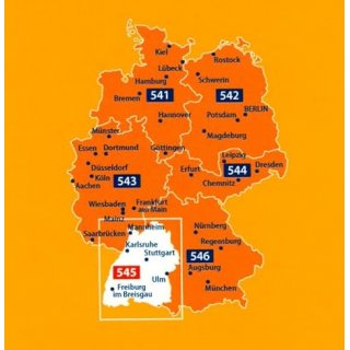 Baden-Wrttemberg 1:300.000