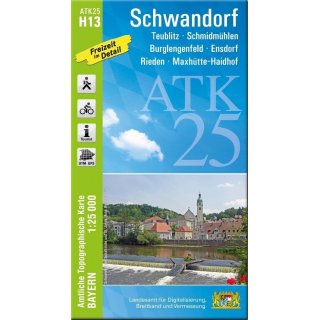 ATK25-H13 Schwandorf 1:25.000