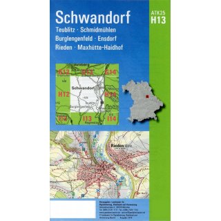 ATK25-H13 Schwandorf 1:25.000
