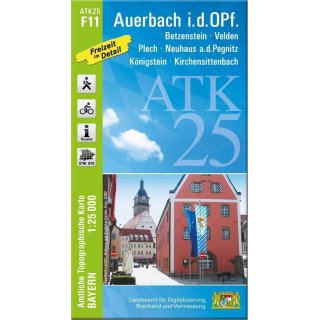ATK25-F11 Auerbach i.d.OPf. 1:25.000