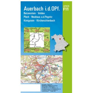 ATK25-F11 Auerbach i.d.OPf. 1:25.000