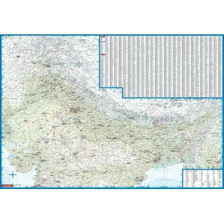 Indien, Nord 1:3.000.000