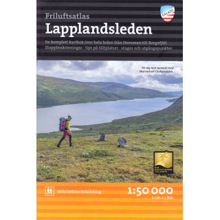 Lapplandsleden Wanderatlas 1:50.000