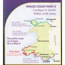 Wales Coast Path 3 - Cardigan to Llanelli 1:40.000