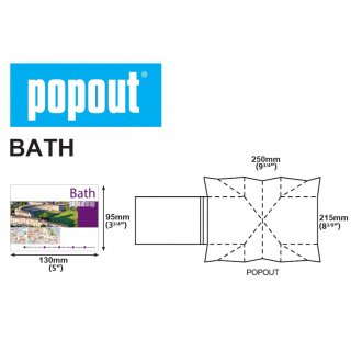 Bath. PopOut Map