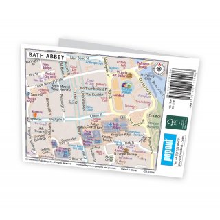 Bath. PopOut Map