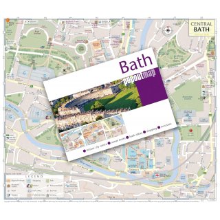 Bath. PopOut Map