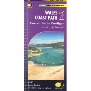 Wales Coast Path 2 - Caernarfon to Cardigan 1:40.000
