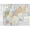 The Cotswolds & Gloucestershire 1:100.000