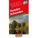 Hallwag Strassenkarte Schweden 1:750.000