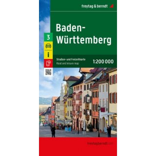 Baden-Wrttemberg, Straen- und Freizeitkarte 1:200.000