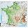 Frankreich Reliefkarte 25x25cm
