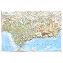 Andalusien Reliefkarte 31x21xm