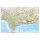 Andalusien Reliefkarte 31x21xm