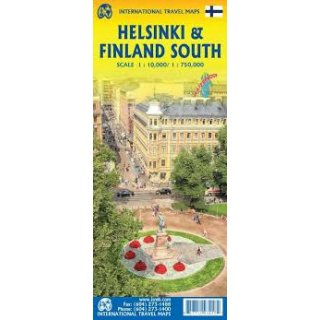 Helsinki & Finland South 1:10 000/1: 750 000
