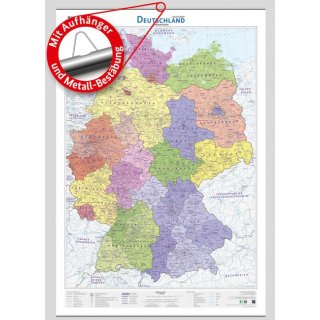 Deutschland auf einen Blick! Politische Karte