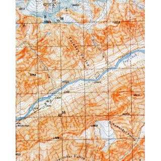 Kirgistan - Around Karakol - Engiltschek-Gletscher 1:100.000