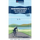 KOMPASS Fahrrad-Tourenkarte Rheinradweg 1