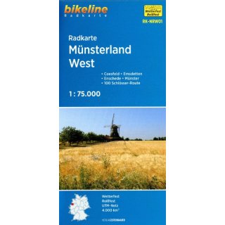 Radkarte Mnsterland West